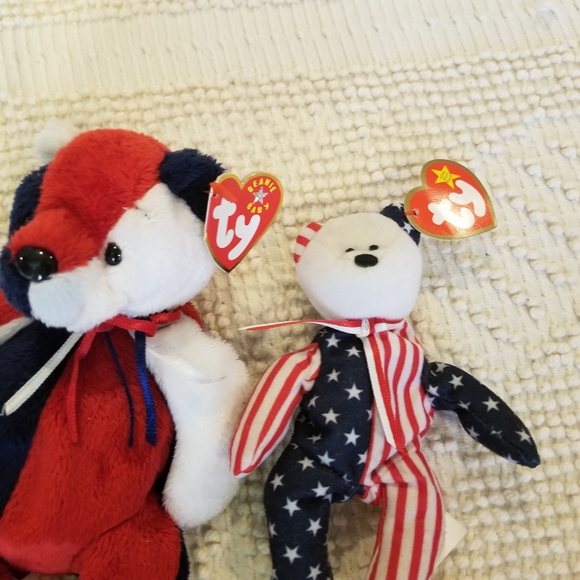 BEANIE BABIES 7 Piece Americana Bundle - Picture 5 of 5